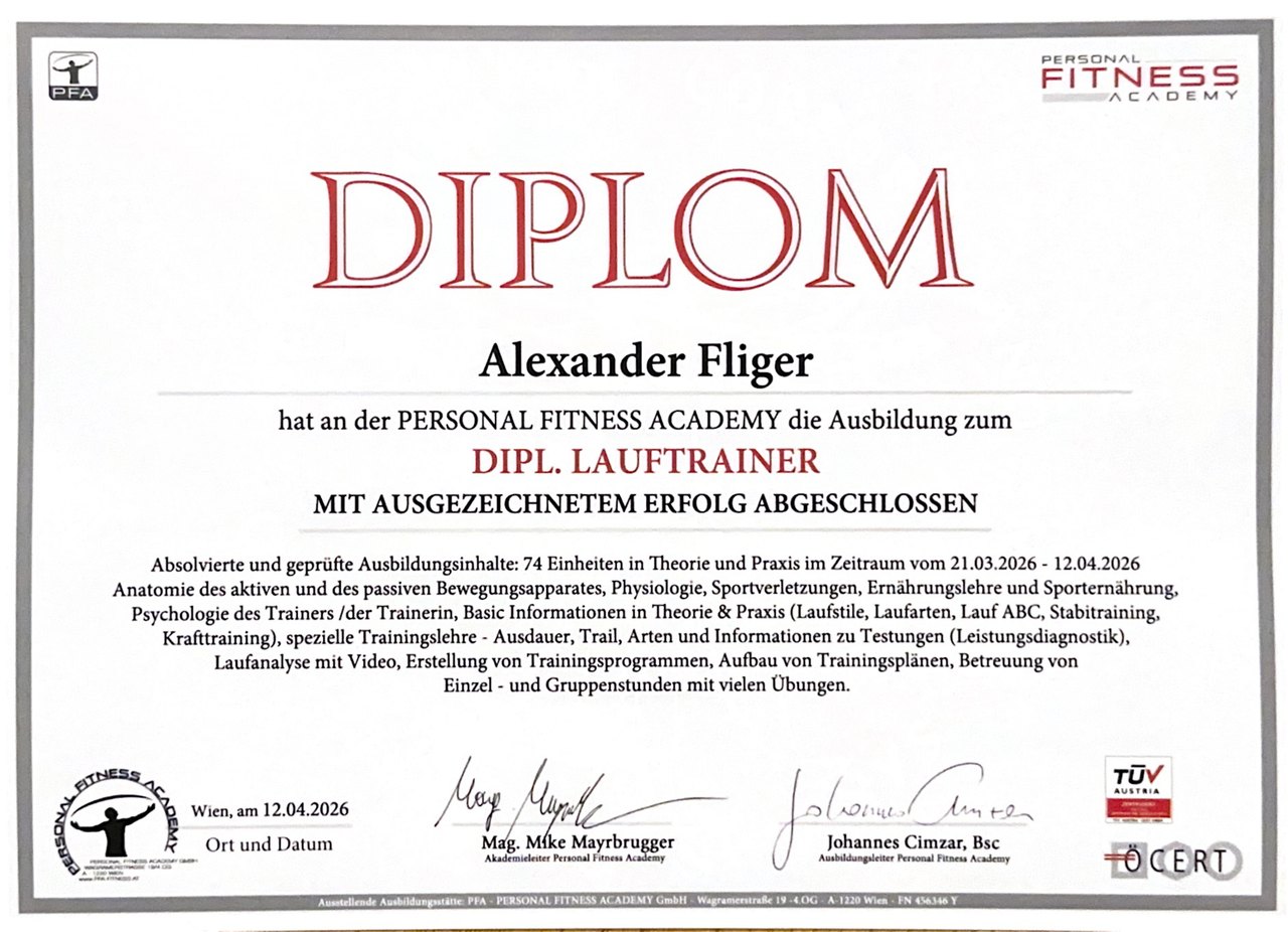 Diplom Lauftrainer
