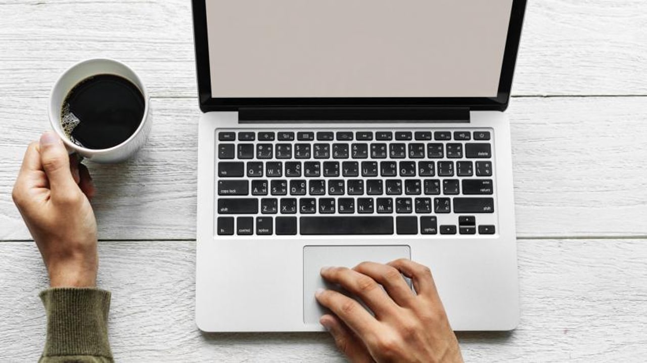 Online Coaching am Laptop